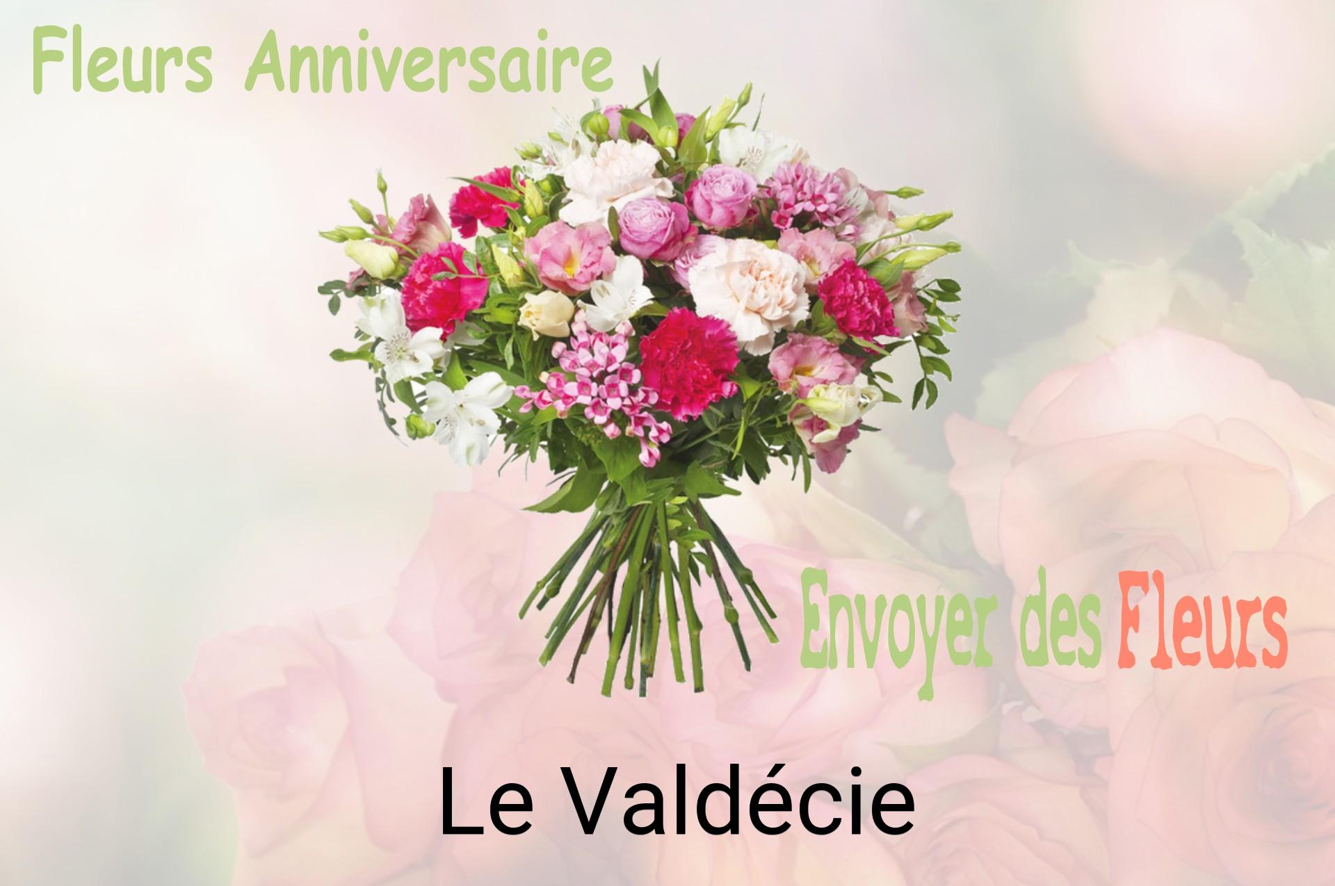 Bouquet de fleurs d’anniversaire livré à Le Valdécie