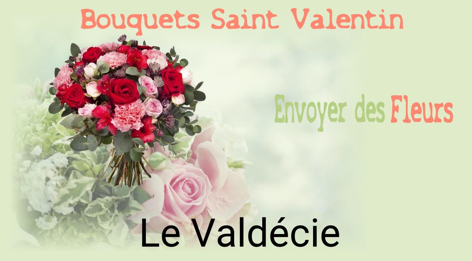 Roses de Saint-Valentin livrées à Le Valdécie